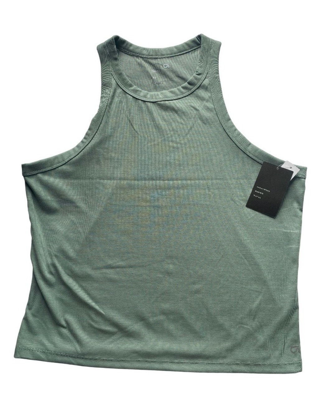 GapFit Ribbed Tank Top - Sage Green